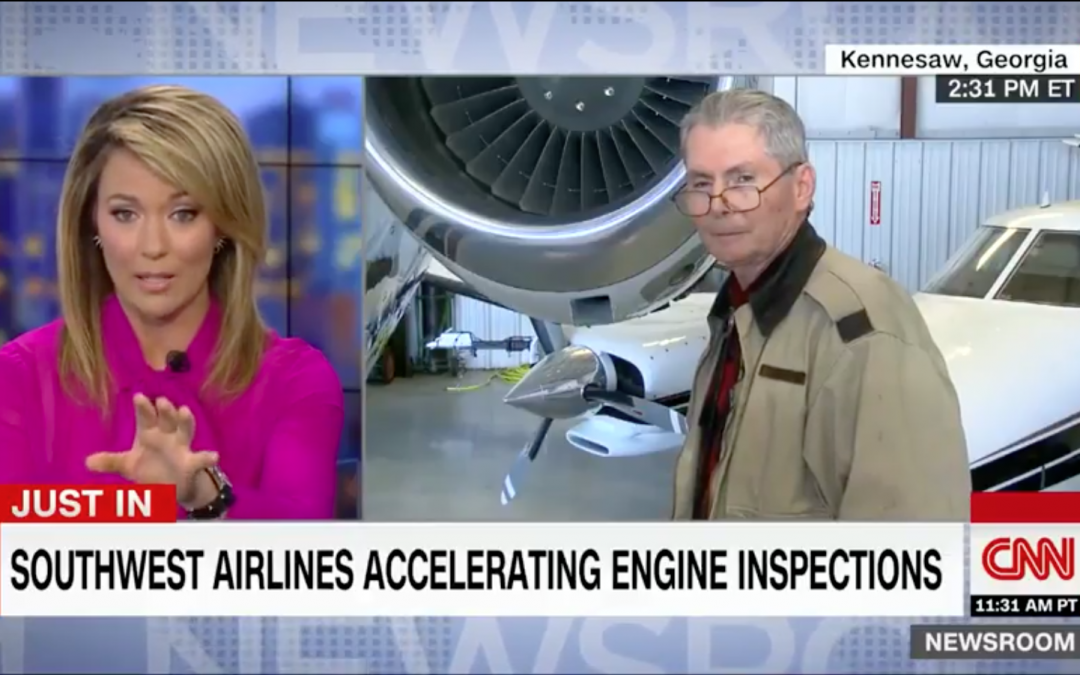 Interview on CNN about Southwest Flight 1380