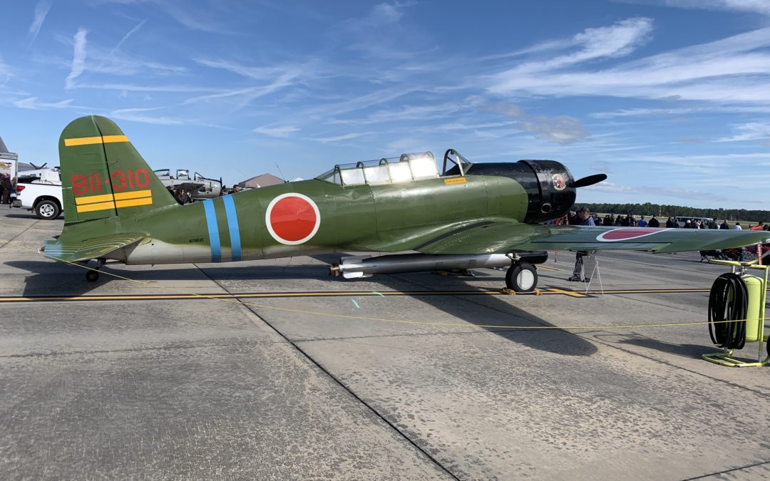 Japanese Bomber “Kate” Formation Flight